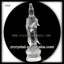 K9 Crystal Hand Sculpted Goddess of Mercy